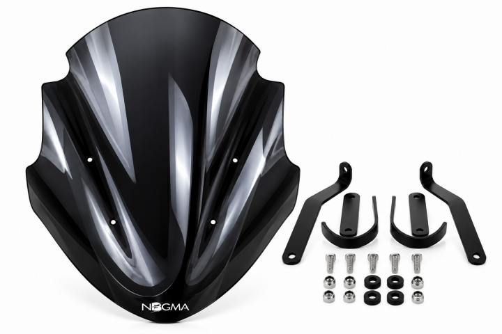 Bajaj Pulsar 150ns / 200ns Ön Cam (siperlik) Uzun Siyah (2014-2024)