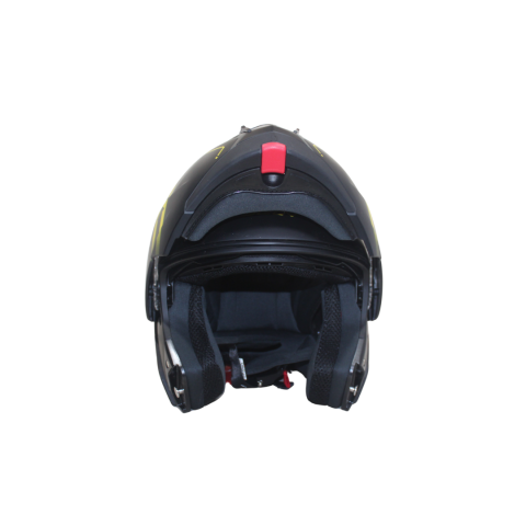 Beon Çene Açılır Siyah Sarı Kask – Ece R22.05 Onaylı M Beden (57-58 Cm)