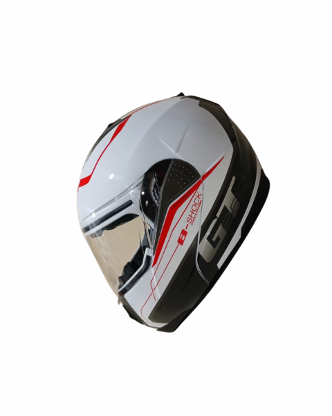 Beon Çene Açılır Vizörlü Kask B700 Beyaz , Kırmızı