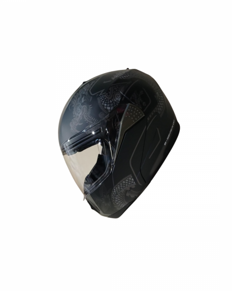 Beon Çene Açılır Vizörlü Kask B700 Ejderha Desen