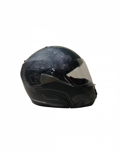 Beon Çene Açılır Vizörlü Kask B700 Ejderha Desen