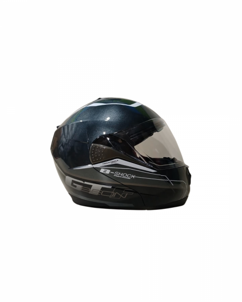 Beon Çene Açılır Vizörlü Kask B700 Gri , Siyah Gt