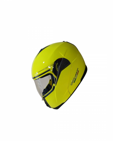 Beon Çene Açılır Vizörlü Kask (b700) Siyah , Sarı Vertigo