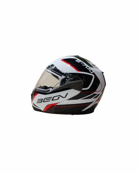 Beon Çene Açılır Vizörlü Kask B700 Siyah,kırmızı Aır Tek