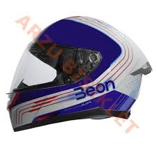 Beon Kapalı Kask (full Face) B507 Beyaz,mavi,kırmızı