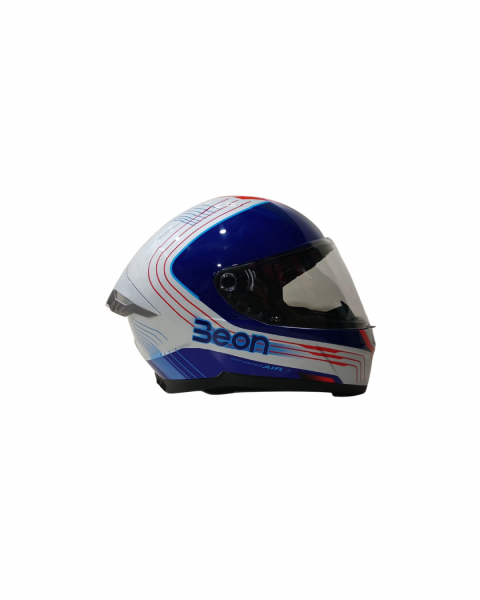 Beon Kapalı Kask (full Face) B507 Beyaz,mavi,kırmızı