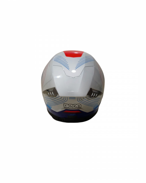 Beon Kapalı Kask (full Face) B507 Beyaz,mavi,kırmızı