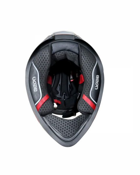 Beon Kapalı Kask (full Face) B507 Beyaz,mavi,kırmızı