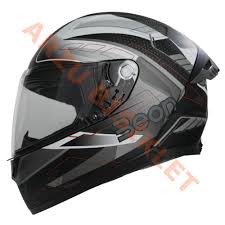 Beon Kapalı Kask (full Face) B507 Siyah,beyaz,gri