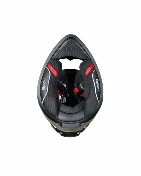 Beon Kapalı Kask (full Face) B507 Siyah,beyaz,gri