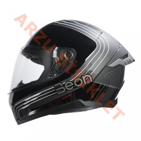 Beon Kapalı Kask (full Face) B507 Siyah,gri