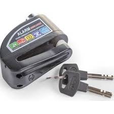 Casque Alarmlı Disk Kilidi Lock Disk Kilit Siyah Universal