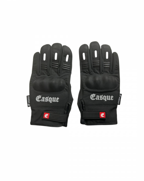 Casque Motosiklet Eldiveni Siyah (black) Reflektörlü Sertifikalı Full Koruma