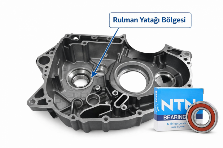 Cf Moto 250nk / 250sr Krank Kutusu Sağ (karter) İçin (ntn) Orjinal Rulman (bilya)