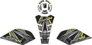 Cf Moto 250sr Tankpad Seti 002 2020-2025