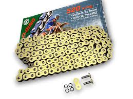 (cz) 520 - 120l (gold) Motosikelt Zinciri O-ringli