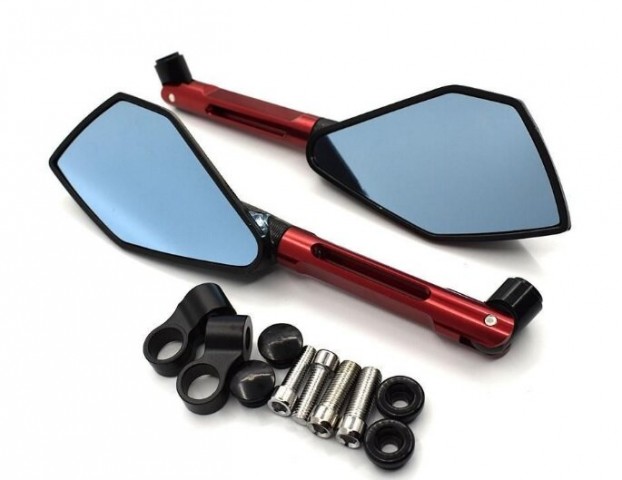 Dekoratif Racing / Scooter / Naked Modeller Ayna Takım Kırmızı (red)