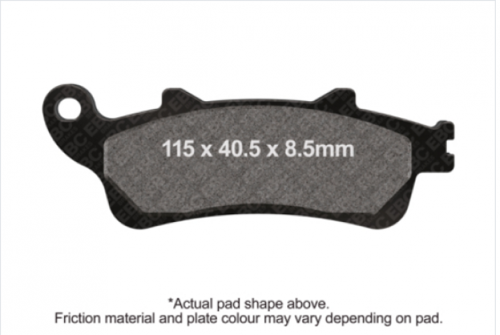 (ebc) Fa261v Disk Ön Fren Balatası (yarı Sinterli) Honda Vfr800 F/a , Xl1000 Varadero, St1300 Pan