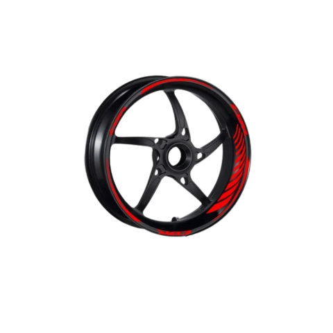 Florasan Kırmızı Honda Cbr Uyumlu Racing 1 Set Jant Şeridi 2 Jant İçin