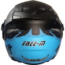Freem Fr-665 Mat Turkuaz Çene Açılır Kask – Güneş Vizörlü, Ce