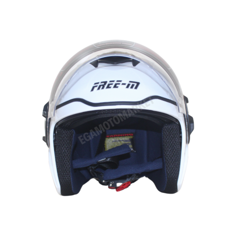 Freem Fr-665 White Çene Açılır Kask – Güneş Vizörlü, Ce