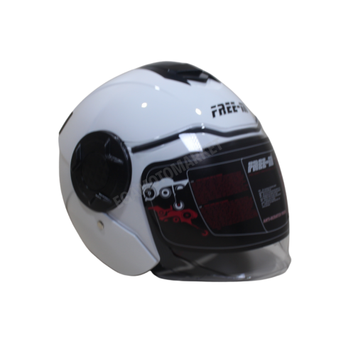 Freem Fr-665 White Çene Açılır Kask – Güneş Vizörlü, Ce