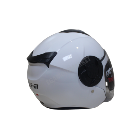 Freem Fr-665 White Çene Açılır Kask – Güneş Vizörlü, Ce