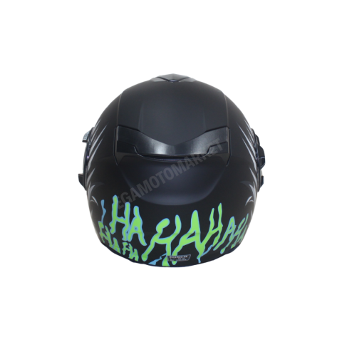 Freem Fr-665 X-blades Mat Black Yarım Camlı Kask – Siyah Güneş Vizörlü, Ce