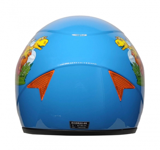 Freem Helmets Çocuk Kaskı Full Face (child Helmet) Dino Blue
