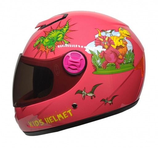 Freem Helmets Çocuk Kaskı Full Face (child Helmet) Dino Pink