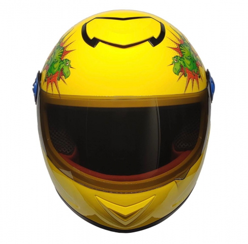 Freem Helmets Çocuk Kaskı Full Face (child Helmet) Dino Yellow