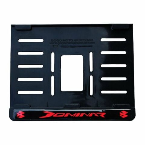 (gogo) Bajaj Dominar 250 / 400 Plastik Plakalık Kırmızı 4 ( 15x24 )