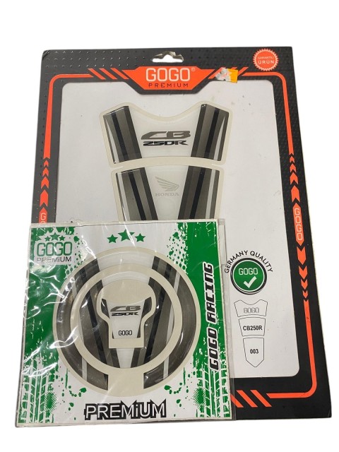 Gogo Honda Cb 250r Gri Beyaz Tank Pad (2018-2025)