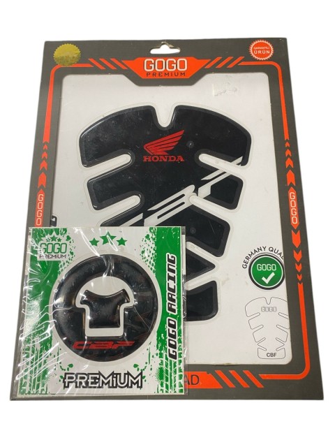 Gogo Honda Cbf 150 Siyah Beyaz Tank Pad
