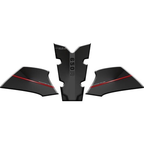 (gogo) Honda Cbr 650r Tankpad Seti (siyah) 001 (2025-2026)