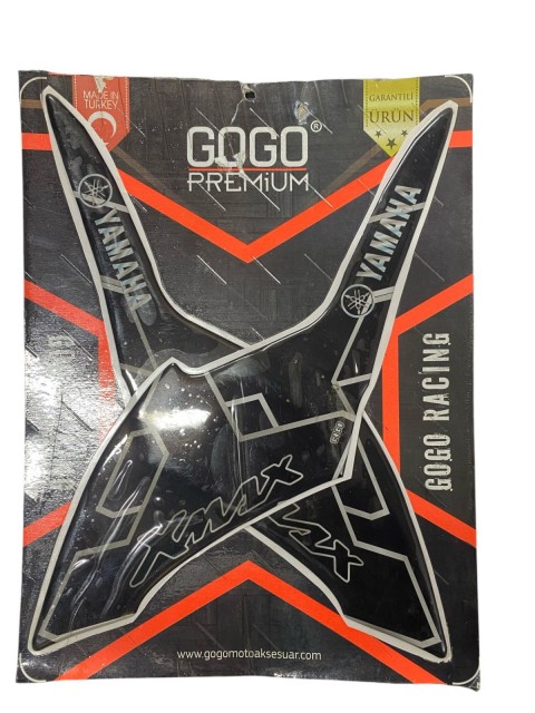 Gogo Premium Yamaha Xmax 250 300 Yan Pad Siyah Beyaz (2018-2022)