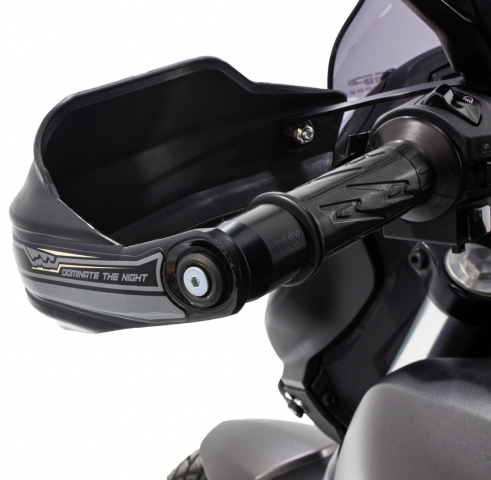 Gp Kompozit Bajaj Dominar 250 / 400 (2017-2026) Uyumlu Plastik Elcik Koruma Siyah