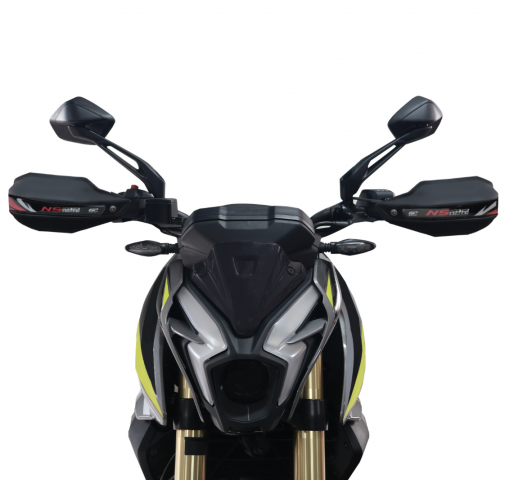 Gp Kompozit Bajaj Pulsar Ns 400 Z (2025-2026) Uyumlu Plastik Elcik Koruma (siyah-kırmızı)