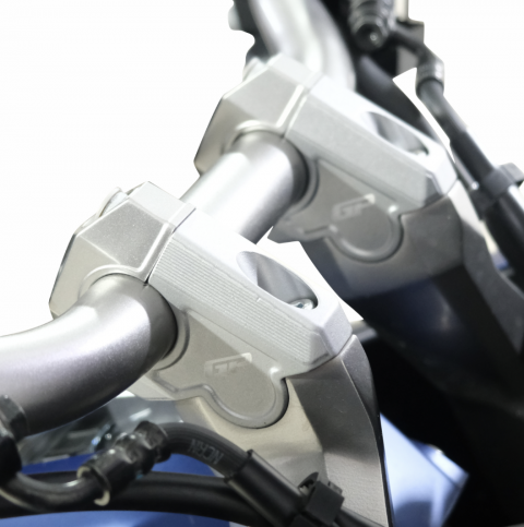 Gp Kompozit Honda Adv 350 (2023-2026) Uyumlu Gidon Yükseltme Gri