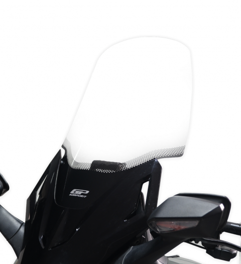 Gp Kompozit Honda Forza 250 (2021-2026) Uyumlu Baskılı Ön Tur Camı (şeffaf) 57cm