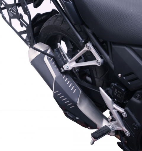 Gp Kompozit Honda Nx 500 (2025-2026) Uyumlu Egzoz Koruma Kapağı Siyah