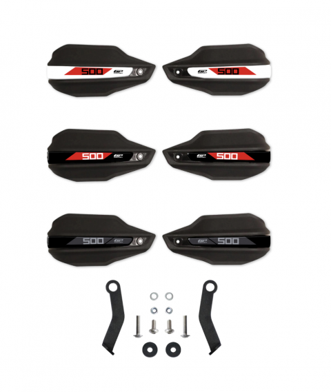 Gp Kompozit Honda Nx 500 (2025-2026) Uyumlu Elcik Koruma Beyaz-kırmızı