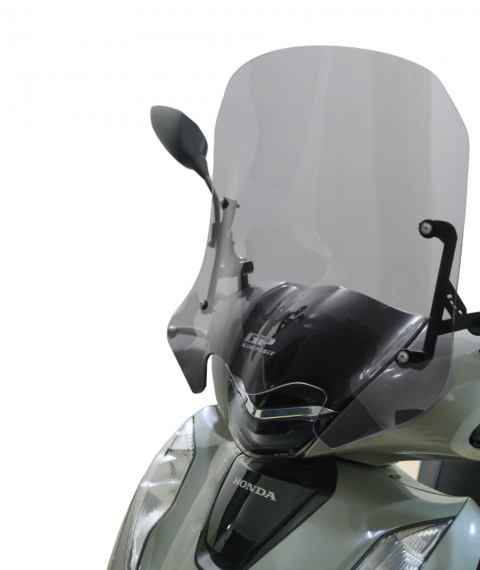Gp Kompozit Honda Sh 125 (2024-2025) Uyumlu Kısa Ön Cam Füme 41cm