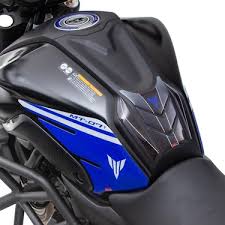 Gp Kompozit Yamaha Mt07 Uyumlu Tank Pad Seti Mavi 2021-2024