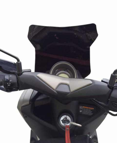 Gp Kompozit Yamaha Nmax 125 / 155 (2015-2020) Uyumlu Spor Ön Cam Füme 54cm