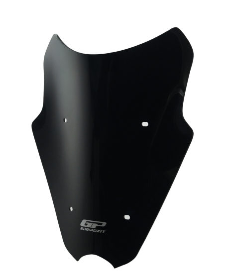 Gp Kompozit Yamaha Nmax 125 / 155 (2025-2026) Uyumlu Kısa Ön Cam Siyah 40cm