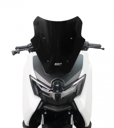 Gp Kompozit Yamaha Nmax 125 / 155 (2025-2026) Uyumlu Kısa Ön Cam Siyah 40cm