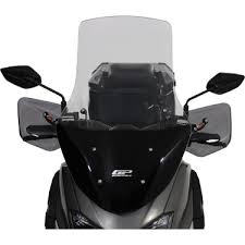 Gp Kompozit Yamaha Nmax 125 / 155 Uyumlu Baskılı Ön Tur Camı Füme 72cm 2015-2020