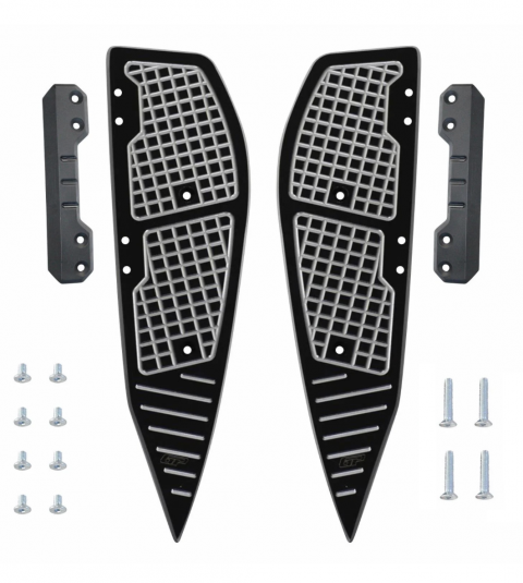 Gp Kompozit Yamaha Xmax 250 Tech / Iron Max (2018-2026) Uyumlu Basamak Alüminyum Gri