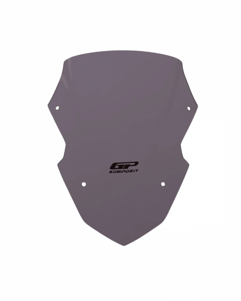 (gp) Kompozit Yamaha Xmax 250 Tech Max (2023-2026) Uyumlu Spor Ön Cam (siperlik) Füme (37cm)